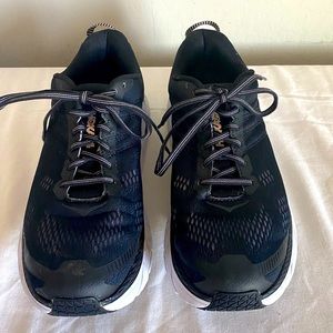 Hoka Clifton 6 Black and Gold S9.5M